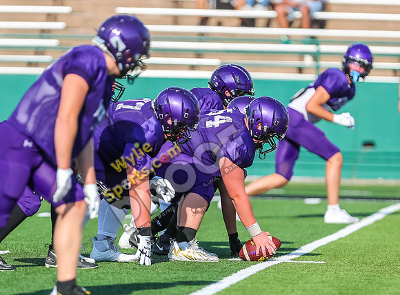 08-24-24 Wylie vs Abilene High Football Scrimmage RK-169