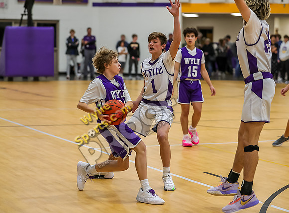 12-14-23 Wylie East Jr High vs Wylie West Jr High 8th Grade A Team RK-23-2