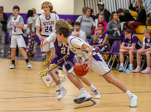 12-14-23 Wylie East Jr High vs Wylie West Jr High 8th Grade A Team RK-45-2