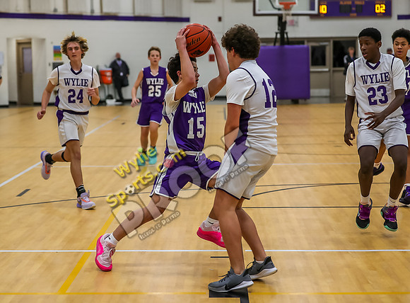 12-14-23 Wylie East Jr High vs Wylie West Jr High 8th Grade A Team RK-52-2