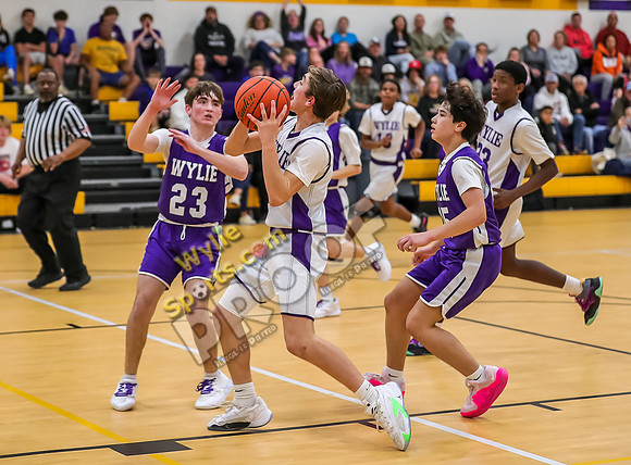 12-14-23 Wylie East Jr High vs Wylie West Jr High 8th Grade A Team RK-205-2