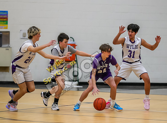 12-14-23 Wylie East Jr High vs Wylie West Jr High 8th Grade A Team RK-232-2