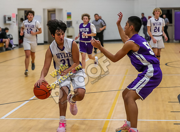 12-14-23 Wylie East Jr High vs Wylie West Jr High 8th Grade A Team RK-241-2