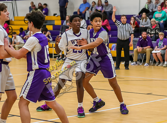 12-14-23 Wylie East Jr High vs Wylie West Jr High 8th Grade A Team RK-250-2