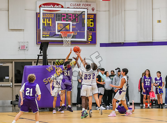 12-14-23 Wylie East Jr High vs Wylie West Jr High 8th Grade A Team RK-274-2