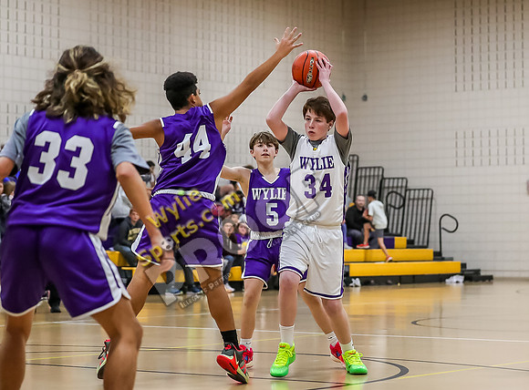 12-14-23 Wylie East Jr High vs Wylie West Jr High 7th Grade B Team RK-169