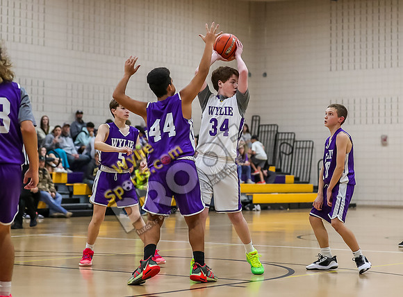 12-14-23 Wylie East Jr High vs Wylie West Jr High 7th Grade B Team RK-170