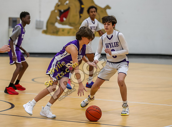 12-14-23 Wylie East Jr High vs Wylie West Jr High 8th Grade B Team RK-12