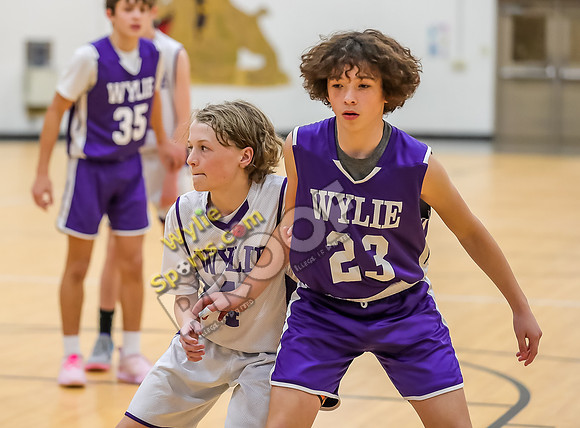 12-14-23 Wylie East Jr High vs Wylie West Jr High 8th Grade B Team RK-36