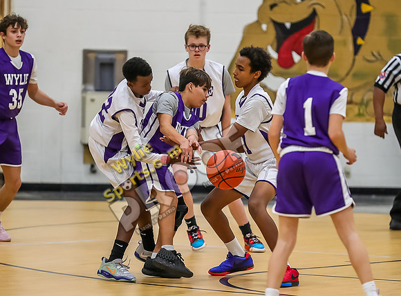 12-14-23 Wylie East Jr High vs Wylie West Jr High 8th Grade B Team RK-72