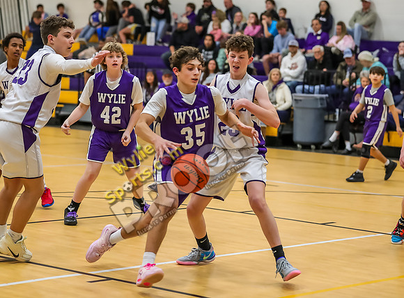 12-14-23 Wylie East Jr High vs Wylie West Jr High 8th Grade B Team RK-185
