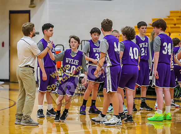 01-29-24 Wylie East vs Wylie West 7th Grade B Boys Basketball RK-5