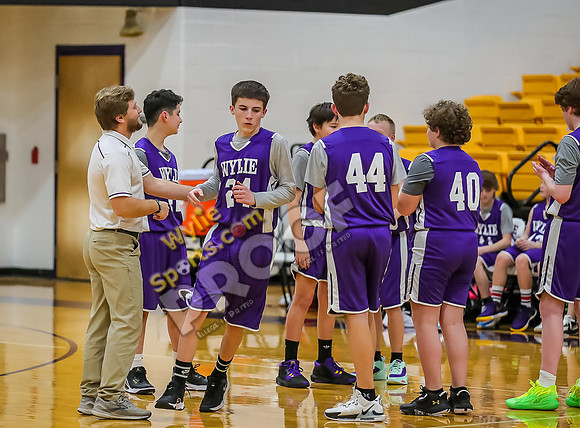 01-29-24 Wylie East vs Wylie West 7th Grade B Boys Basketball RK-8