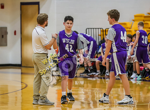 01-29-24 Wylie East vs Wylie West 7th Grade B Boys Basketball RK-14