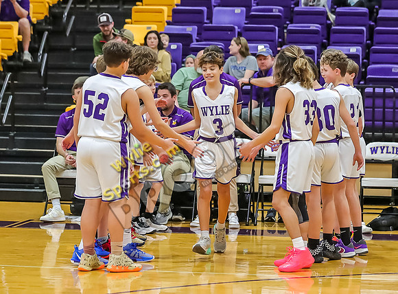 01-29-24 Wylie East vs Wylie West 7th Grade B Boys Basketball RK-16