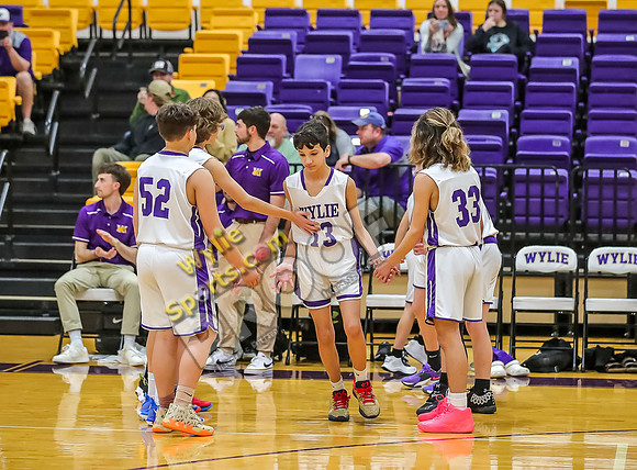 01-29-24 Wylie East vs Wylie West 7th Grade B Boys Basketball RK-22