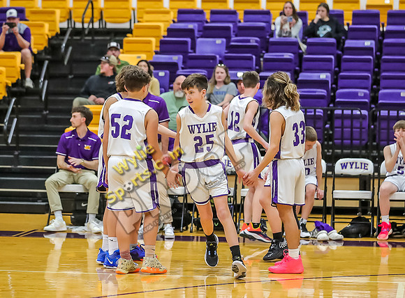 01-29-24 Wylie East vs Wylie West 7th Grade B Boys Basketball RK-24
