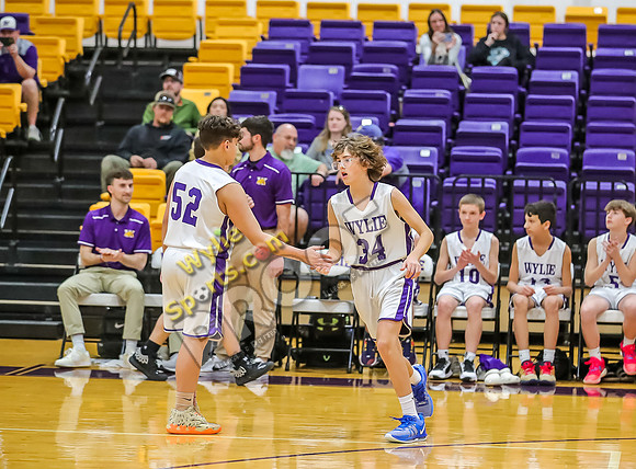 01-29-24 Wylie East vs Wylie West 7th Grade B Boys Basketball RK-28