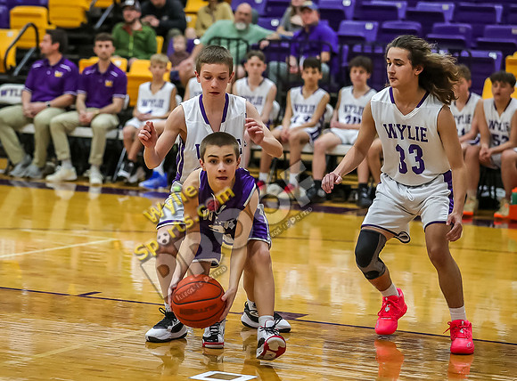 01-29-24 Wylie East vs Wylie West 7th Grade B Boys Basketball RK-34