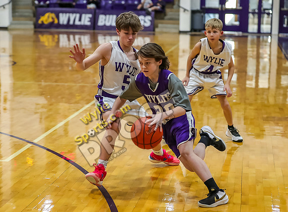 01-29-24 Wylie East vs Wylie West 7th Grade B Boys Basketball RK-53