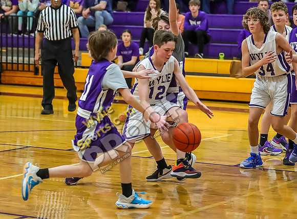 01-29-24 Wylie East vs Wylie West 7th Grade B Boys Basketball RK-87