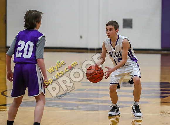 01-29-24 Wylie East vs Wylie West 7th Grade B Boys Basketball RK-94
