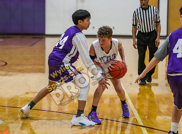 01-29-24 Wylie East vs Wylie West 7th Grade B Boys Basketball RK-95