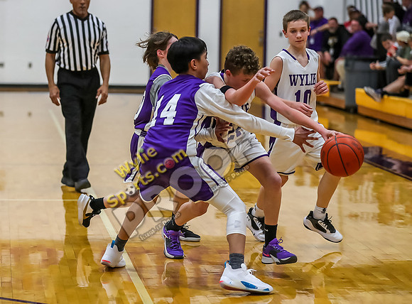 01-29-24 Wylie East vs Wylie West 7th Grade B Boys Basketball RK-105