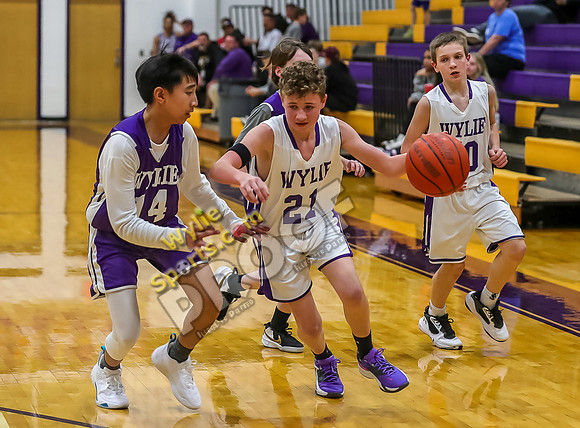 01-29-24 Wylie East vs Wylie West 7th Grade B Boys Basketball RK-106