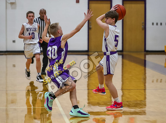 01-29-24 Wylie East vs Wylie West 7th Grade B Boys Basketball RK-113