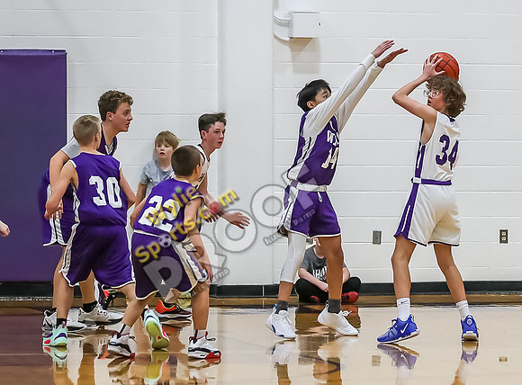 01-29-24 Wylie East vs Wylie West 7th Grade B Boys Basketball RK-142