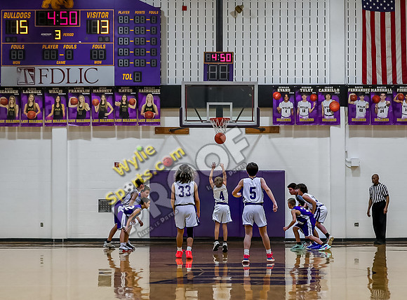 01-29-24 Wylie East vs Wylie West 7th Grade B Boys Basketball RK-145