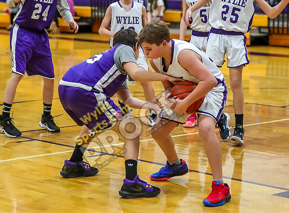 01-29-24 Wylie East vs Wylie West 7th Grade B Boys Basketball RK-171
