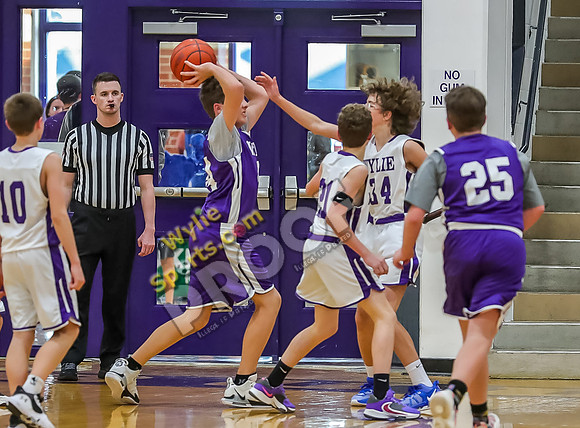 01-29-24 Wylie East vs Wylie West 7th Grade B Boys Basketball RK-210