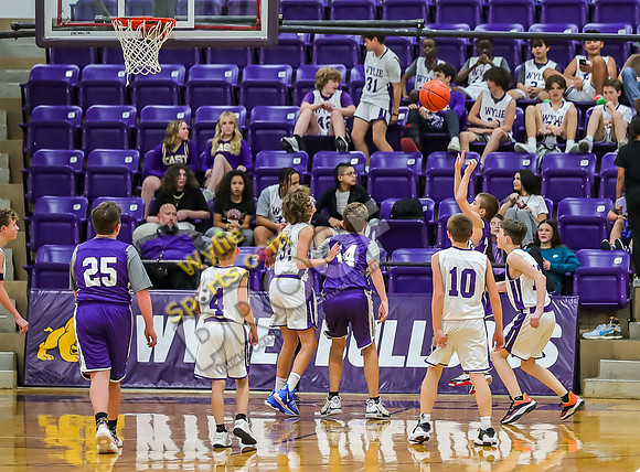 01-29-24 Wylie East vs Wylie West 7th Grade B Boys Basketball RK-214