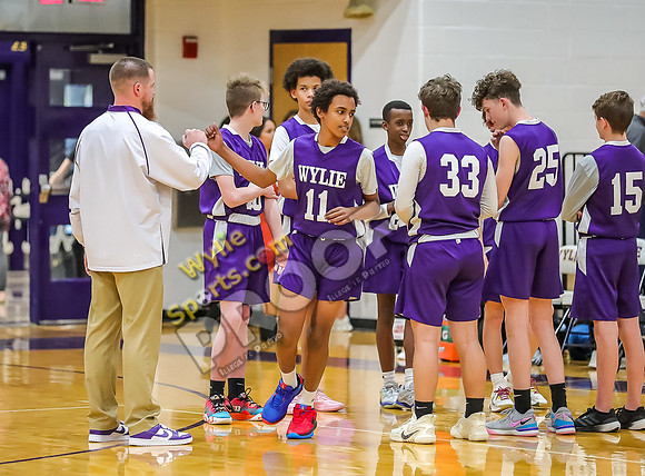 01-29-24 Wylie East vs Wylie West 8th Grade B Boys Basketball RK-5