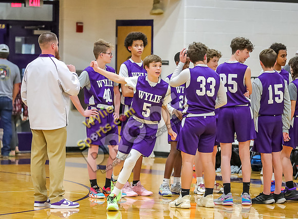 01-29-24 Wylie East vs Wylie West 8th Grade B Boys Basketball RK-3