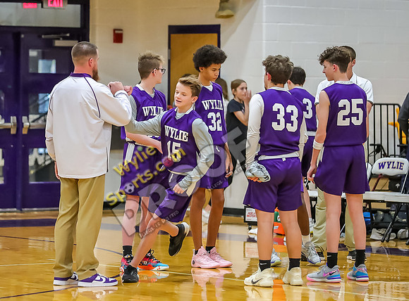 01-29-24 Wylie East vs Wylie West 8th Grade B Boys Basketball RK-7