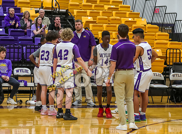 01-29-24 Wylie East vs Wylie West 8th Grade B Boys Basketball RK-19
