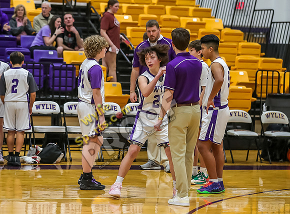 01-29-24 Wylie East vs Wylie West 8th Grade B Boys Basketball RK-23