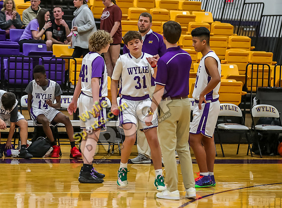 01-29-24 Wylie East vs Wylie West 8th Grade B Boys Basketball RK-25