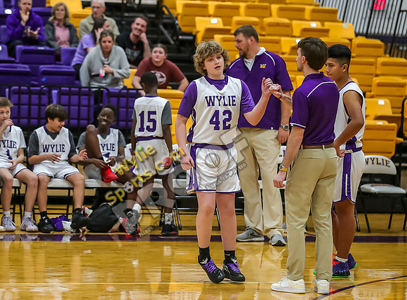 01-29-24 Wylie East vs Wylie West 8th Grade B Boys Basketball RK-27