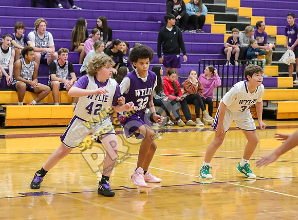 01-29-24 Wylie East vs Wylie West 8th Grade B Boys Basketball RK-46