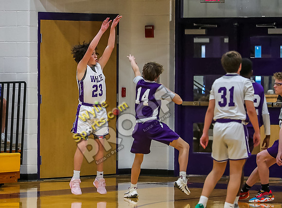01-29-24 Wylie East vs Wylie West 8th Grade B Boys Basketball RK-57