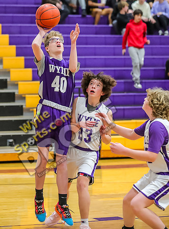 01-29-24 Wylie East vs Wylie West 8th Grade B Boys Basketball RK-77
