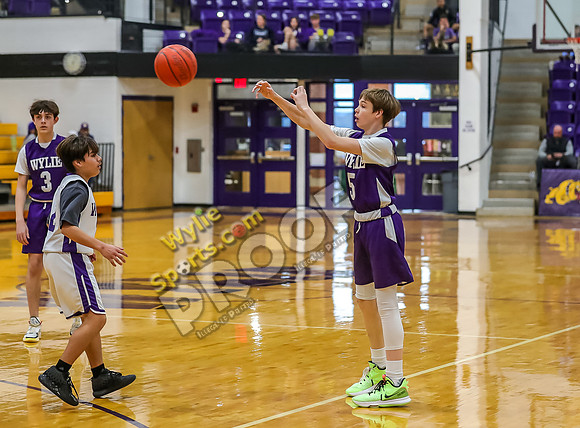01-29-24 Wylie East vs Wylie West 8th Grade B Boys Basketball RK-89