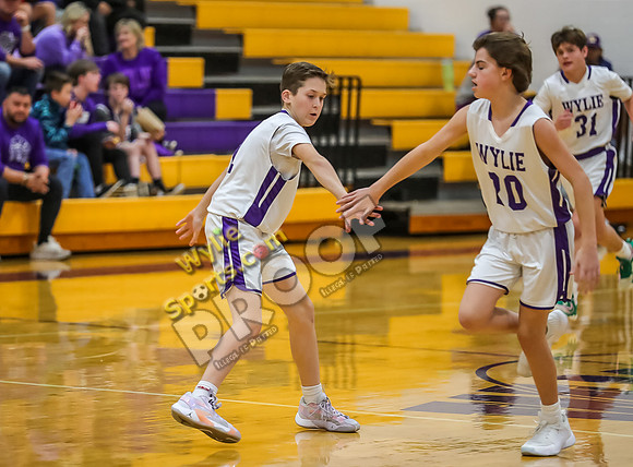 01-29-24 Wylie East vs Wylie West 8th Grade B Boys Basketball RK-93