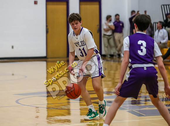 01-29-24 Wylie East vs Wylie West 8th Grade B Boys Basketball RK-108