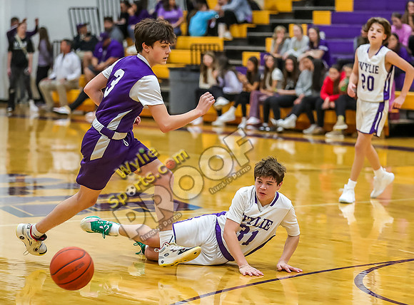 01-29-24 Wylie East vs Wylie West 8th Grade B Boys Basketball RK-111