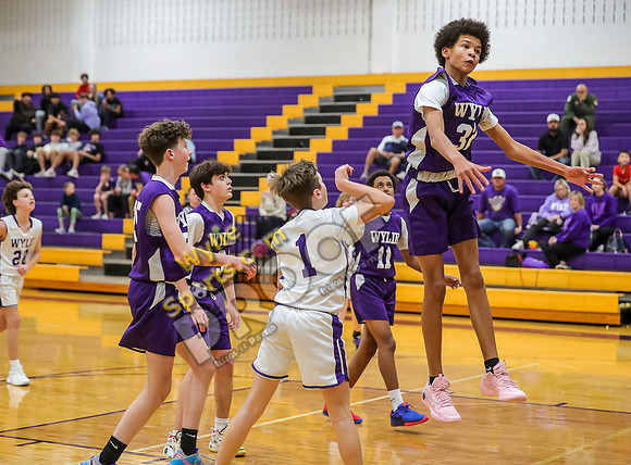 01-29-24 Wylie East vs Wylie West 8th Grade B Boys Basketball RK-114